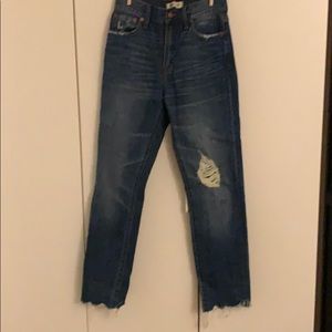 Madewell size 25 distressed perfect summer jean